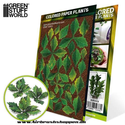 Colored Paper Plants - Burdock / Burre - GSW