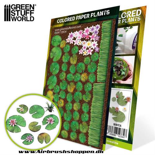 Colored Paper Plants - Lilly Pads / åkander - GSW