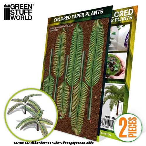 Colored Paper Plants - Palm / Palme - GSW