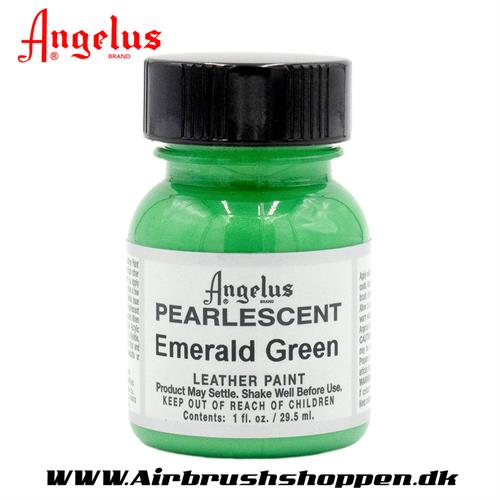 EMERALD GREEN Pearlscent ANGELUS LEATHER PAINT 29,5 ML