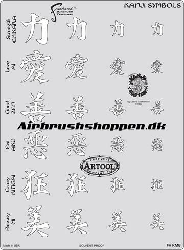 "Kanji Master" Kanji Symbols, FH KM 6