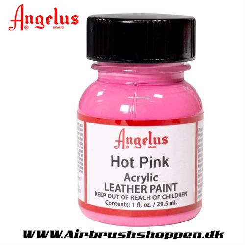 Hot Pink  - Rød ANGELUS LEATHER PAINT 29,5 ML - 186