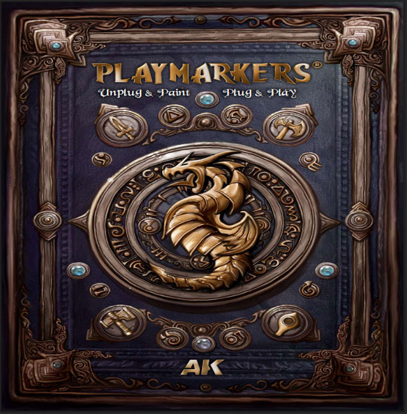 Play Markers  - Tuscher - AK Interactive.