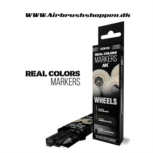 RCM102 - WHEELS – RC MARKERS SET - Real Colors Markers