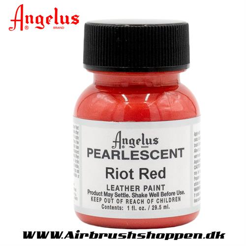 Riot Red - Pearlscent RØD ANGELUS LEATHER PAINT 29,5 ML  451