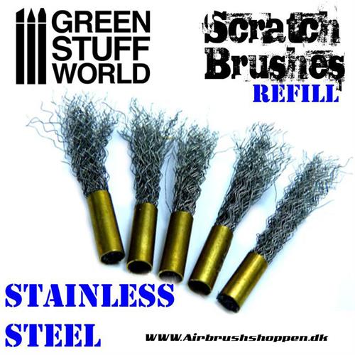 Scratch Brush Set Refill – Stainless Steel 5 stk