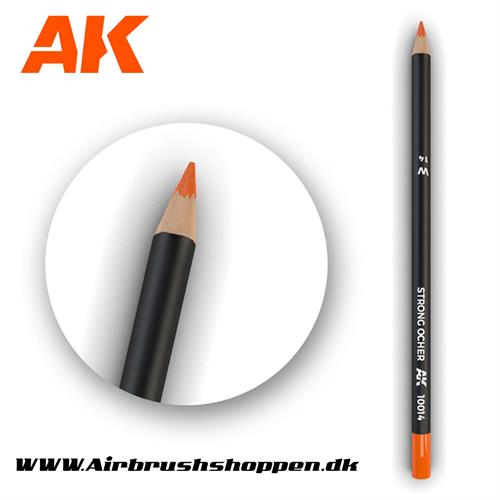 Weathering blyant STRONG OCHER - AK10014 AK-Interactive.