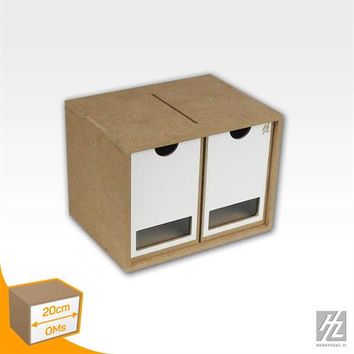 OMs01b Drawers module x2- skuffe modul 20cm HobbyZone